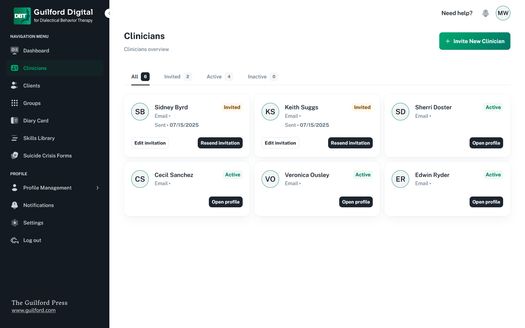 Clinicians Overview
